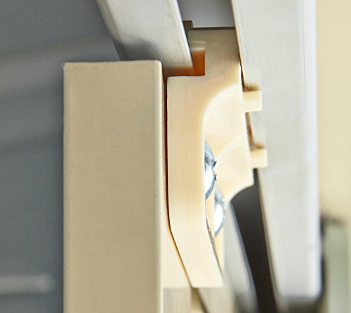 Globel Industries Türgleiter Set Smooth Cream (Beige) Doppelrollen Schiebetür - 3