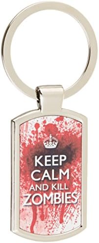 Acen MerchandiseKeep Calm and Kill Zombies - metal keyring