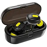WeCool Moonwalk Mini TWS Bluetooth Earphones for True Wireless Experience, Magnetic Charging Case, IPX5 Wireless Earbuds with Digital Battery Indicator for Crisp and Clear Sound, Secure Sports Fit