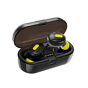 WeCool Moonwalk Mini in Ear Earbuds with Magnetic Charging Case IPX5 Wireless Earphones with Digital Battery Indicator for Crisp Sound Bluetooth Earphones with Mic for Secure Sports Fit