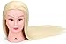 Neverland Beauty 22 Inch 100% Synthetic Hair Hairdressing Cosmetology Training Head Blonde Mannequin Head Hairdresser Training Head with Clamp for College and Professional Use #613