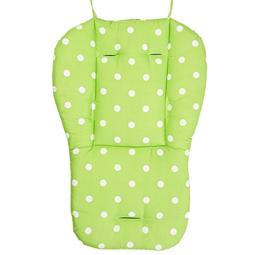 Preisvergleich Produktbild Gosear Kinder Baby Punkte Baumwolle Cartoon Doppel Doppelseitige Zur Verfügung Kinderwagen Sitz Stuhl Pad Kissen Grün