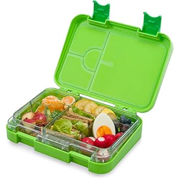 BRIGENIUS Bento Box Auslaufsichere Brotzeitbox Fünf Separate Kammern