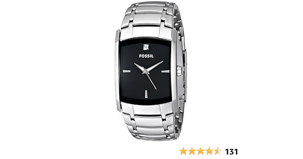 Fossil Analog Black Dial Men's Watch 
