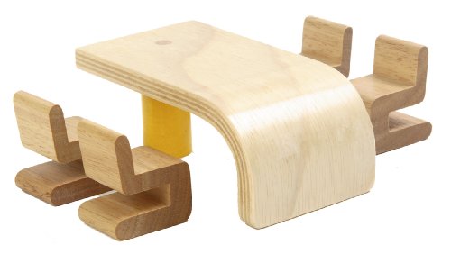 Voila Wooden Eco-Doll's House with Furniture