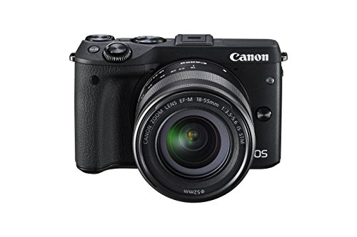 Canon EOS M3 Systemkamera (24 Megapixel APS-C CMOS-Sensor, WiFi, NFC, Full-HD) Kit inkl. EF-M 18-55 mm IS STM Objektiv und Premium-Zubehör-Kit (Kamera-Jacket, Leder-Trageriemen und 16 GB SD-Karte) schwarz Canon EOS M3 Systemkamera (24 Megapixel APS-C CMOS-Sensor, WiFi, NFC, Full-HD) Kit inkl. EF-M 18-55 mm IS STM Objektiv und Premium-Zubehör-Kit (Kamera-Jacket, Leder-Trageriemen und 16 GB SD-Karte) schwarz Bilder