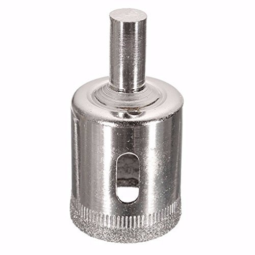 Tily 15-teiliges Diamant-Werkzeug-Bohrerset/Lochsäge-Set für Glas, Keramik, Marmor, von 6–50 mm Durchmesser - 7