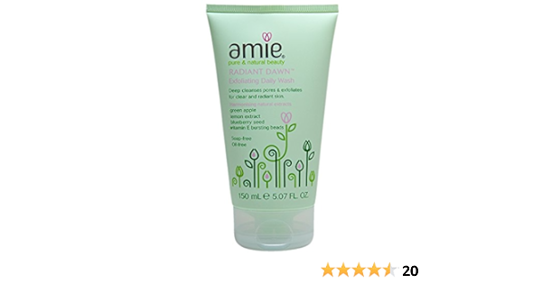 amie exfoliating face wash