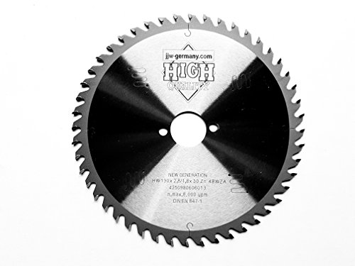HM-Kreissägeblatt New Generation 190 x 2,8 x 30 mm mit 48 Wechselzahn LOW NOISE