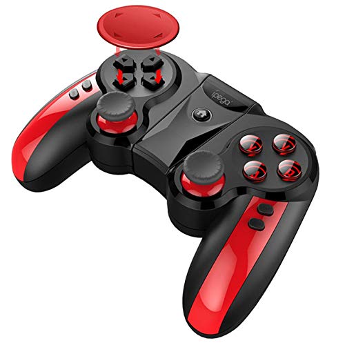 Preisvergleich Produktbild Jasnyfall PG-9089 Für xiaomi Pirate Wireless Bluetooth Gamepad Gamecube Teleskop Controller Gamepad mit Turbo-Beschleuniger Schwarz Rot