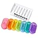 Produktbild LJXiioo Pill Box Organizer AM/PM 7 Tage, Kleiner Pillenetui-Planer Wöchentlich 2 Mal pro Tag Vitaminfischöle