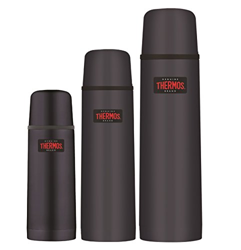 Thermos Edelstahl-Thermosflasche, leicht und kompakt, 1 Liter, Mitternachtsblau - 4