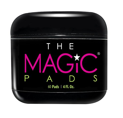 THE MAGIC PADS with Glycolic Acid. Gentle Daily Exfoliating Pads for the treatment of Acne, Blemishes & unnecessary signs of Aging. An All-in-One Skincare Treatment for Flawless Skin. Now x60 Pads per Jar!