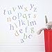 Childrens Alphabet Wall Stickers, 26 stickers a-z, Harlequin Pastels