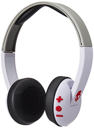 Auriculares de diadema con Bluetooth Skullcandy Uproar Wireless, BLANCO/ROJO