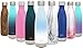 Produktbild Wasserflasche, modern, vakuumisoliert, doppelwandig, 18/8 Edelstahl, 4 Größen in 40 Stilen, Ombre: Santorini Breeze, 25 oz