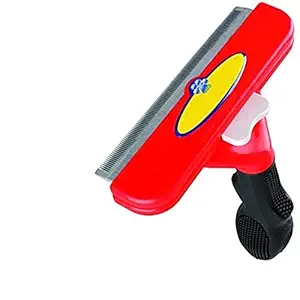 Emily Pets Pet Grooming Tool Brush deShedding Tool for Dogs and Cats Dramatically Reduce Shedding for- Short, Medium or Long Hair (Long Hair, X-Large)