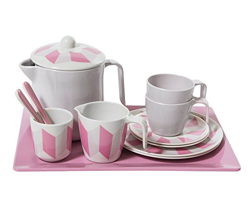 Preisvergleich Produktbild 13-teiliges Tee-Set aus 100% Melamin