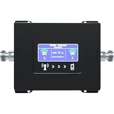 Amplificateur Signal Mobile GSM980C 10m – Boost 4G/3G/2G Jusqu'à 1500 M² (Prise US)