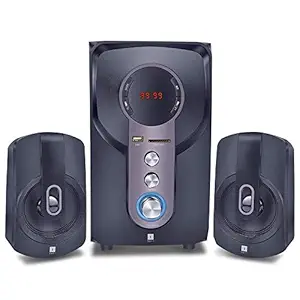 (Renewed) iBall Hi-Basss - 2.1 Multimedia Speaker, Black