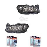 renault megane 2 scheinwerfer birne wechseln Halogenscheinwerfer links Scheinwerfer Set für LAGUNA II BG0/1 03.01- H1/H7 inkl. OSRAM