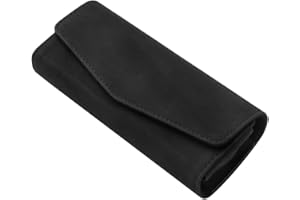 ASUDARO Sonnenbrillenetui für Auto-Sonnenblende, Asudro Auto Brillenetui Universal Brillenhalter uto Sonnenbrillenhalter Aufbewahrungsbox Brillenetui mit Magnet und Karteneinschub Brillenablage,