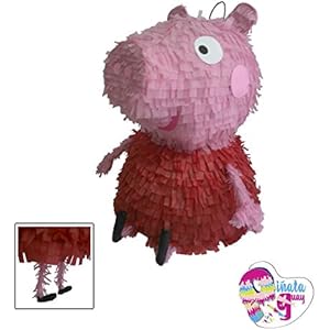 Peppa Wutz Piñata. 3D(Optionaler Stick)