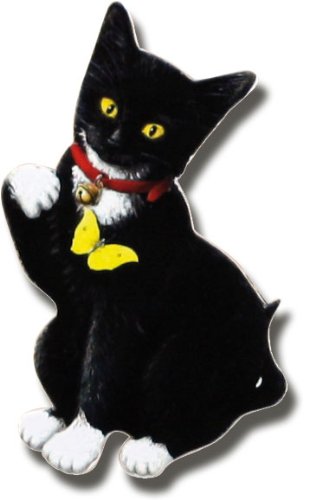 Magnettafel Katze – Mediterrane Design Metall Magnetpinnwand 60×40 cm – Memoboard Pinnwand mit Motiv: Tiere Haustiere Katzen Finca – inkl. 8 Magnete Katzen für Magnetwand – Original GUMA Magneticum® - 7
