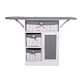 Rebecca Mobili Mueble Auxialiar para Coser Tabla para Planchar Estilo...
