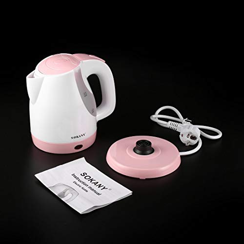 Formulaone Bouilloire lectrique portative  Eau DE 0,9 L avec Filtre  Mailles et Support de Verrouillage Interrupteur Automatique pour arrt SKY-203