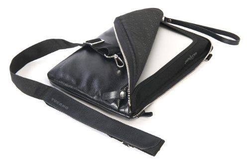 Tucano BEL11 Damen Notebook Tasche, Leder, 28 cm (11 Zoll) schwarz - 5