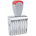 Dinojames 8 Digit Number Stamp with Violet Stamp Pad (Incl. ₹, Kg, Gm, No.) Customized Pocket Stamp/Stamps for for Bank, Office, School, Shop or Personal use etc.(Manual/Rolling Bands)