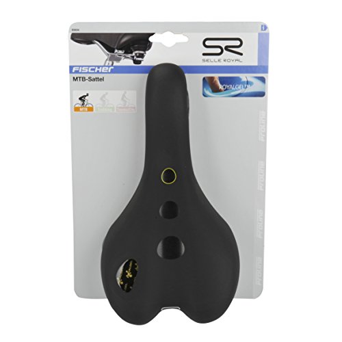 Fischer Trekking-Sattel Visual Gel, Schwarz, Uni - 2