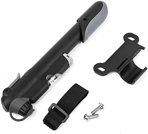 Mini Bike Pump Best Portable Micro Hand Pump for Mountain, Road or BMX Bicycles - Presta & Schrader Compatible Super Lightweight, Ultra-Powerful Bike Tire Pump With Air Gauge