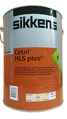 Preisvergleich Produktbild Sikkens Cetol HLS plus BP Dünnschichtlasur auf Spezialalkydharzbasis Holzlasur 5 Liter Farbton Wählbar, Farbe:Eiche hell 006