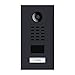 Produktbild DoorBird IP Video Türstation Videosprechanlage Gegensprechanlage D2102V / D2103V – Unterputzgehäuse RAL 7016 Anthrazit (D2101V (1x Klingeltaster), RAL 7016 (Anthrazit))