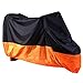 Produktbild Surepromise Gr. XL/XXL/XXXL Motorrad Garage Ganzgarage Abdeckplane Plane Faltgarage Schutz Covermit Tasche (XL, schwarz&orange)