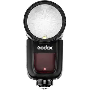 GODOX V1-C V1 Li-on TTL On-Camera Round Flash Speedlight Compatible with Canon, Black