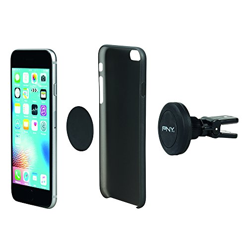 PNY Supporto da Auto Magnetico per Smartphone, Nero
