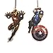 Price comparison product image Marvel Avengers Car Air Freshener Twin Pack - Captain America + Iron Man