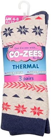 Ladies Thermal Socks - 3 Pack (pat.3)