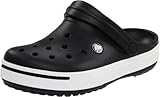 Material: Croslite crocs Unisex-Erwachsene Crocband Clogs, Schwarz (Black/Black), 45-46