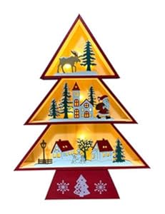 Árbol de Navidad grande rojo