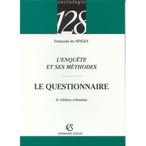 L'enquête et ses méthodes : Le questionnaire Livre en Ligne L'enquête et ses méthodes : Le questionnaire Livre en Ligne - Telecharger Ebook