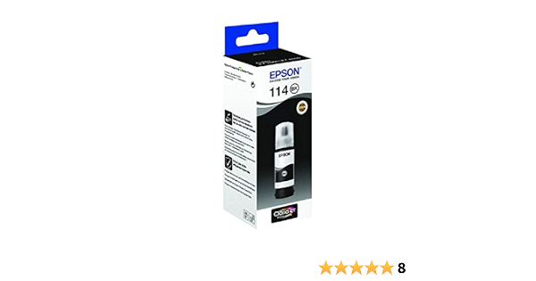 Epson C13T07A140 Tinte schwarz 70 ml Flasche EcoTank 114 : Amazon.de:  Computer \u0026 Zubehör