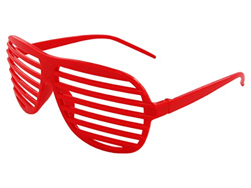 Preisvergleich Produktbild Shutter Shades Atzenbrille 6er Set Rasterbrillen V-820 von Alsino