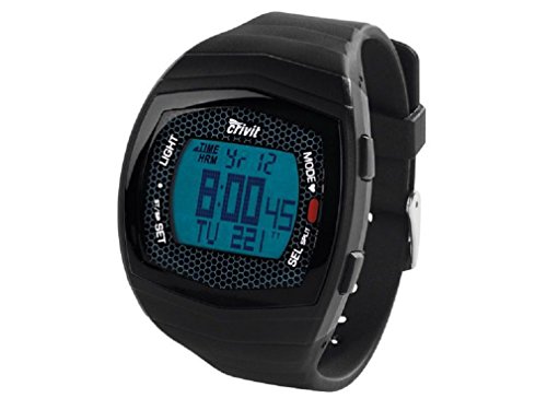 Preisvergleich Produktbild Herzfrequenz Messuhr inkl. Brustgurt Fahrradhalterung Schwarz