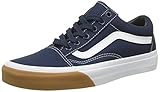  Vans Old Skool Canvas, Zapatillas Unisex Adulto, Azul (Gum Bumper/Dress Blues/True White), 42 EU