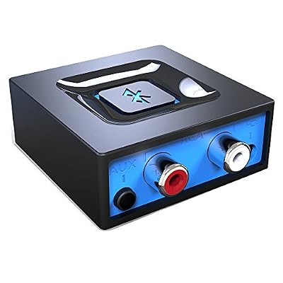 esinkin Adapteur Audio Bluetooth pour la Diffusion de Musique vers la Système Audio, Esinkin Adapteur Audio Sans-fil Fonctionne avec Smartphones et Tablettes, Récepteur Bluetooth pour Haut-parleurs