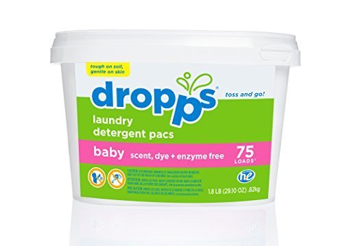 Dropps Baby Laundry Detergent Packs, Baby, 75 Count by Dropps
